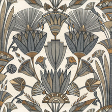 76130100 Denderah Bord Du Nil Wallpaper by Casamance
