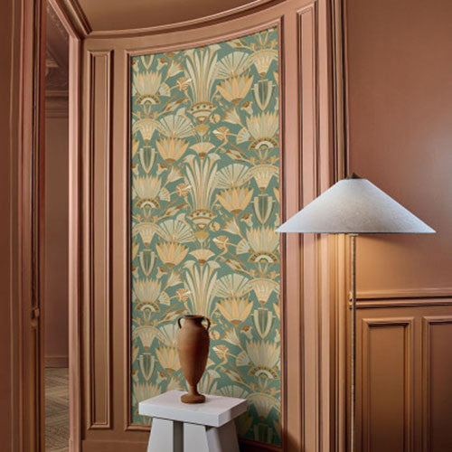 76130304 Denderah Bord Du Nil Wallpaper by Casamance