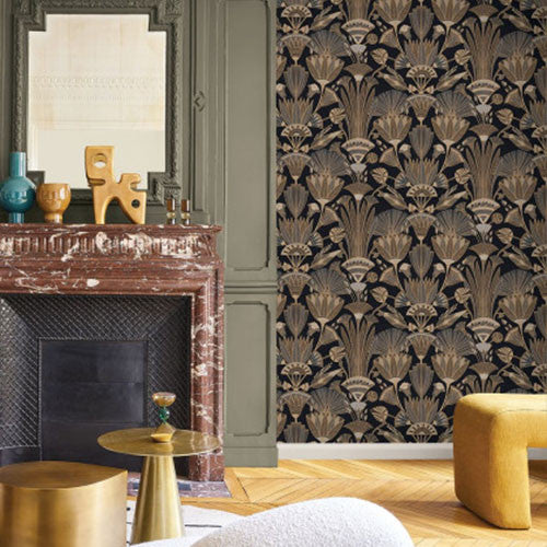 76130610 Denderah Bord Du Nil Wallpaper by Casamance