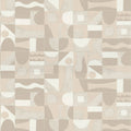 Gourna Travertin and Nacre Bord Du Nil Wallpaper by Casamance