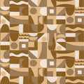 Gourna Ocre and Dore Bord Du Nil Wallpaper by Casamance