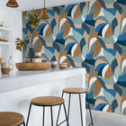 76200508 Mandorla Terra Rossa Wallpaper by Casamance