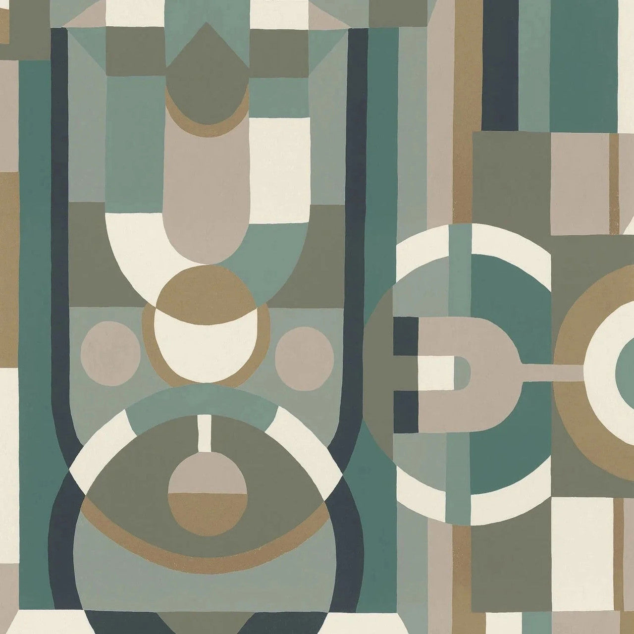 76250202 Vitrail Faubourg Des Lumieres Wallpaper by Casamance