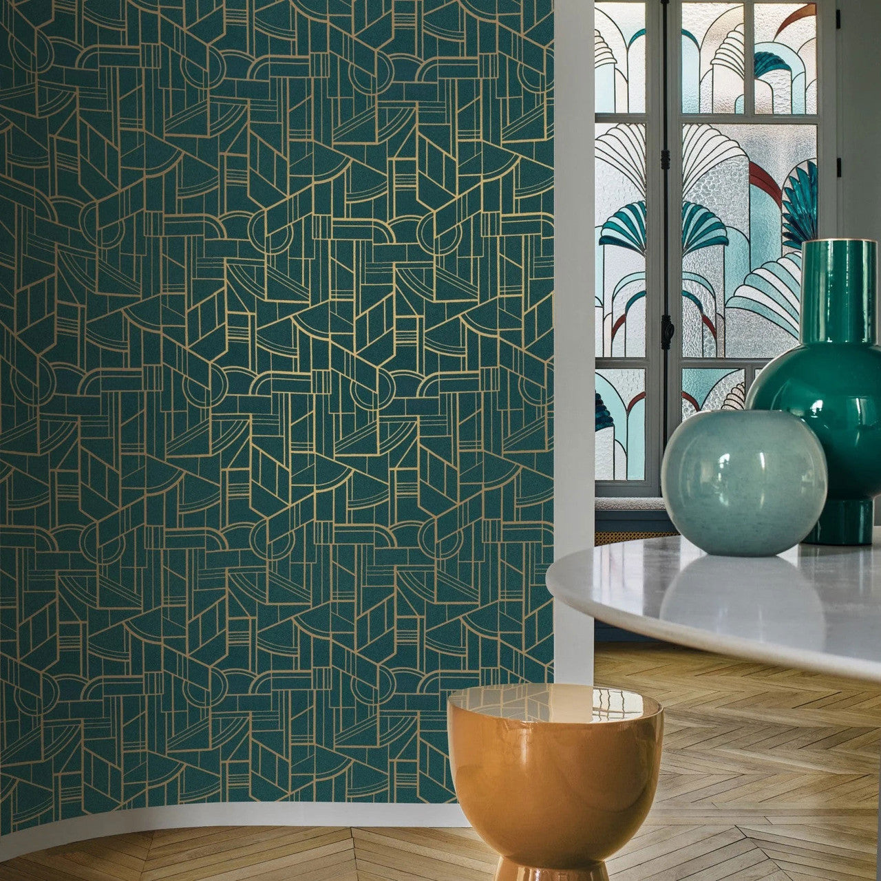 76292956 Cinetique Faubourg Des Lumieres Wallpaper by Casamance