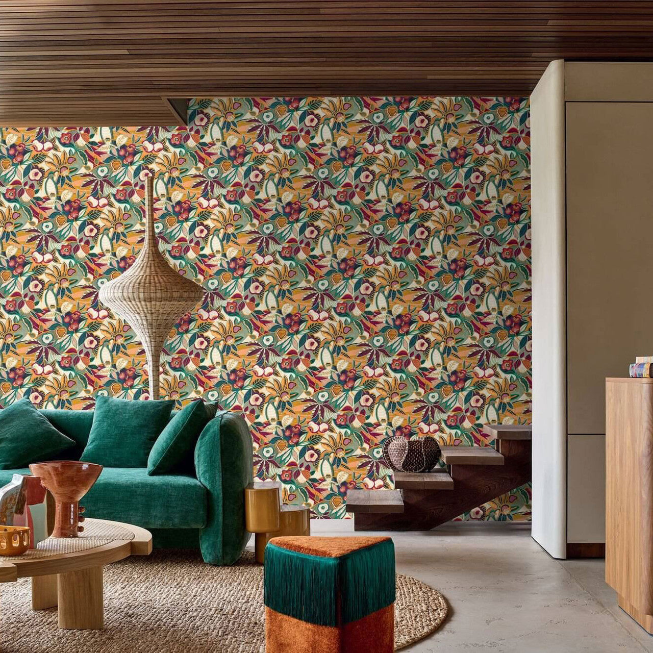 76300406 Tehuana Casa Azul Wallpaper by Casamance