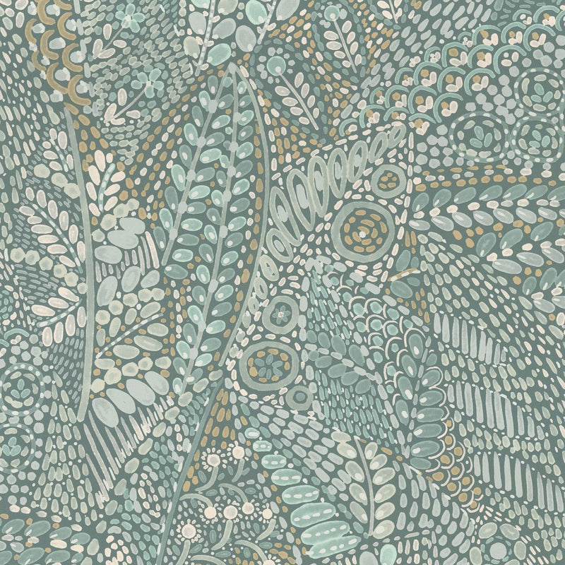 76310814 Talavera Casa Azul Wallpaper by Casamance