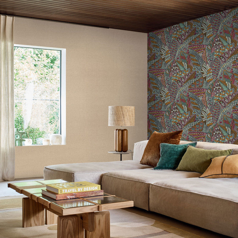 76332650 Lienzo Casa Azul Wallpaper by Casamance