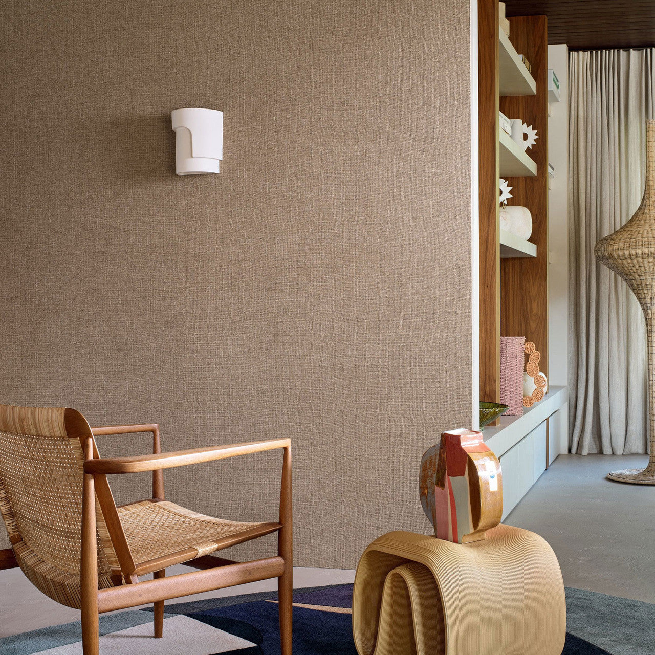 76332854 Lienzo Casa Azul Wallpaper by Casamance