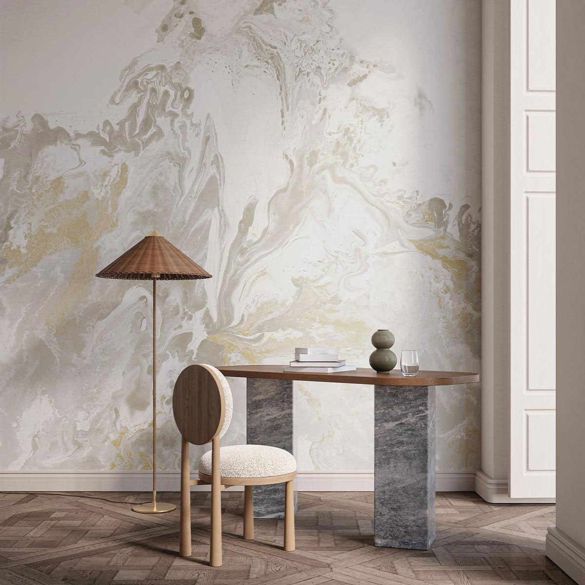 76452242 Calacatta Panoramas 3 Wallpanel by Casamance