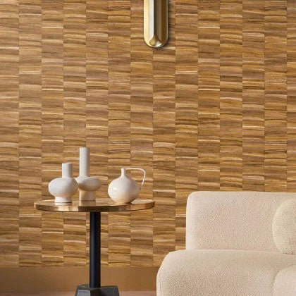 Stylosa Ocre Select 9 Wallpaper by Casamance