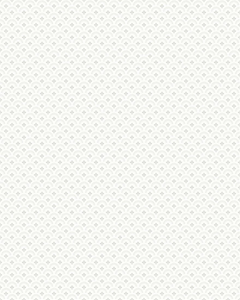 7652 Daisy Light White and Grey Falsterbo III Wallpaper by Boråstapeter