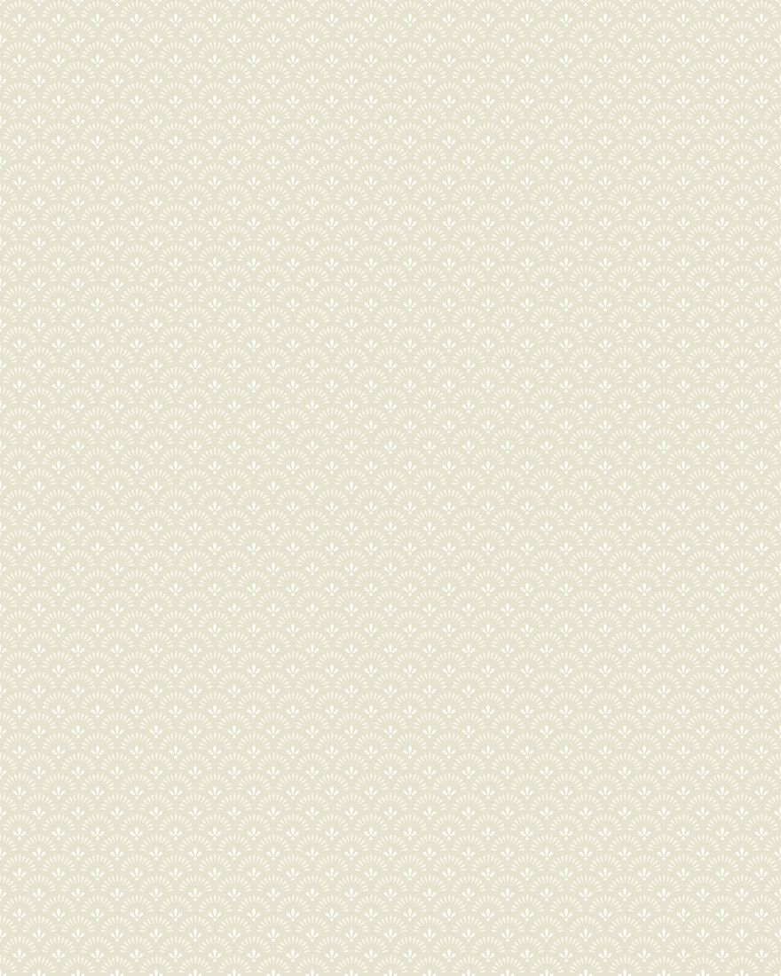 7653 Daisy Light White and Beige Falsterbo III Wallpaper by Boråstapeter