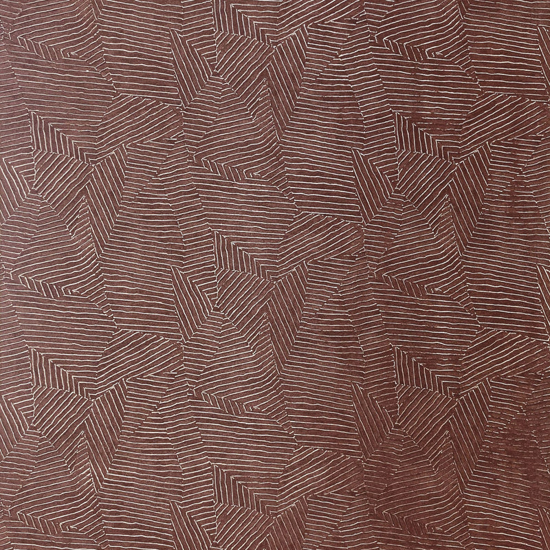 76543772 Lore Terracotta/Doré Wallpaper by Casamance