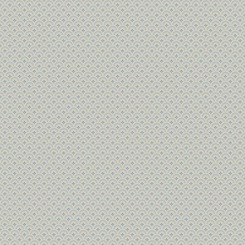 7655 Daisy Dark Grey and Blue Falsterbo III Wallpaper by Boråstapeter