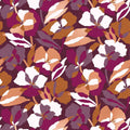Amaryllis Pourpre / Ambre Jardin Felicia Wallpaper by Casamance
