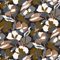 Amaryllis Noir / Dore Jardin Felicia Wallpaper by Casamance