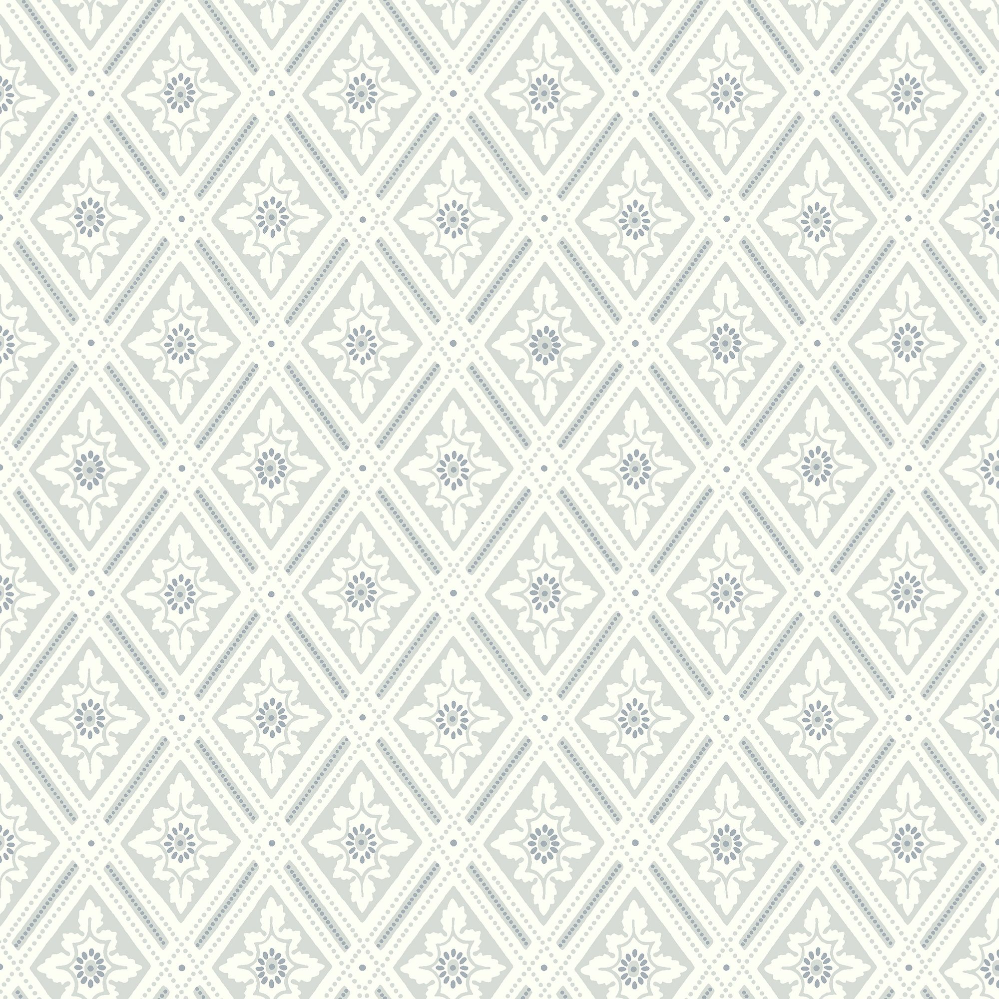 7658 Ester Light Grey and Blue Falsterbo III Wallpaper by Boråstapeter