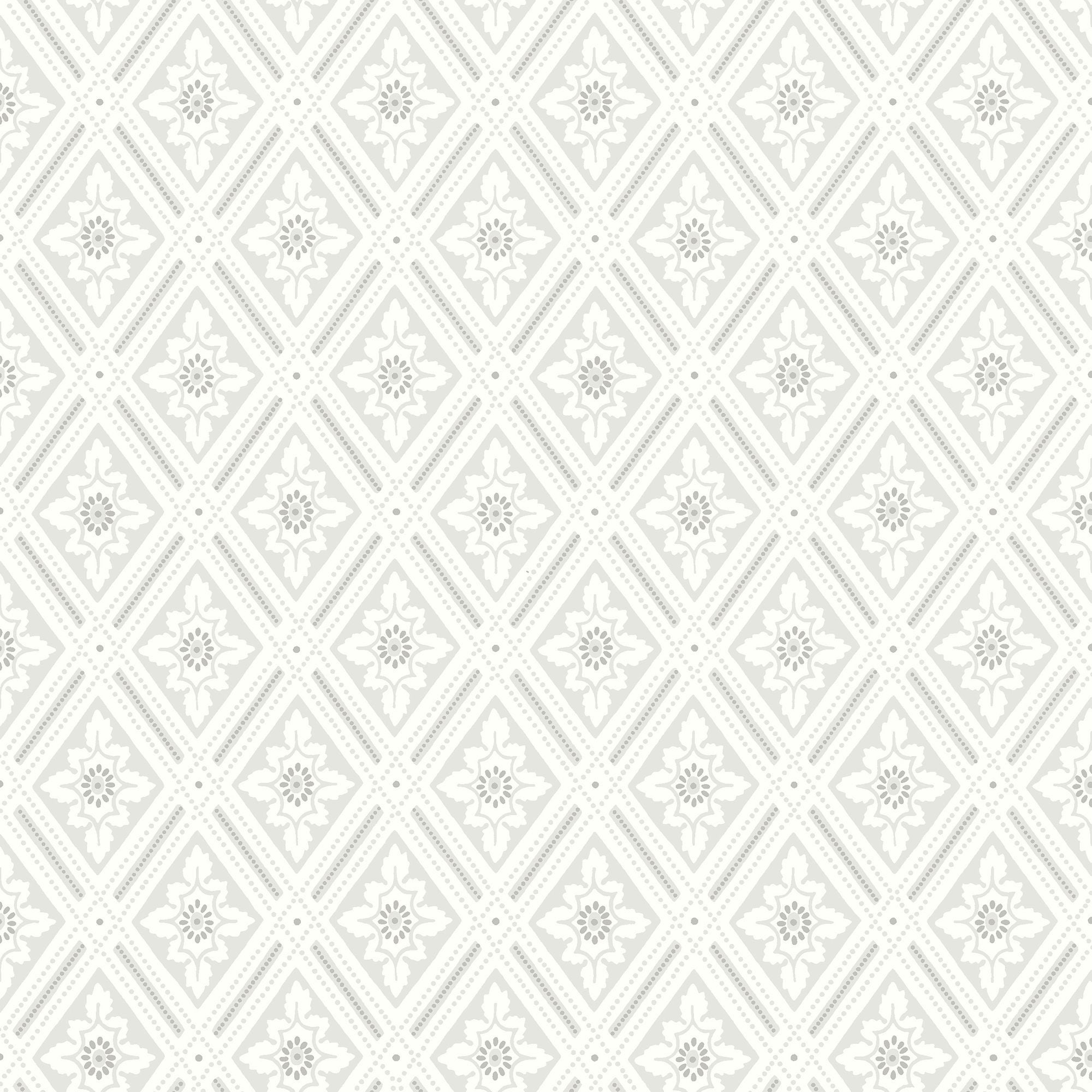 7659 Ester Light Grey and White Falsterbo III Wallpaper by Boråstapeter