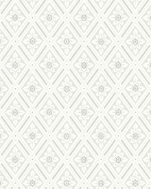 7659 Ester Light Grey and White Falsterbo III Wallpaper by Boråstapeter