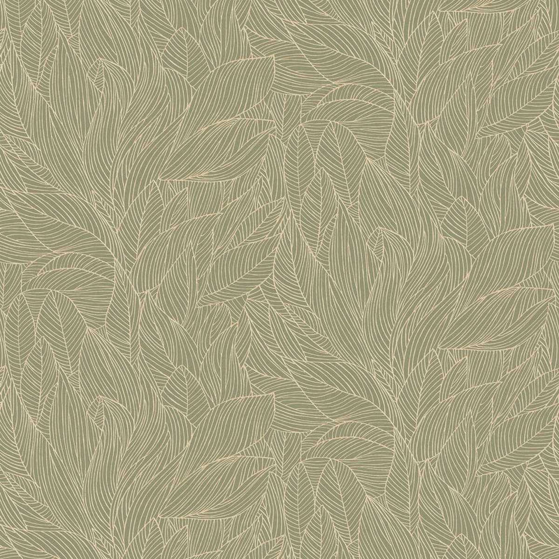76602548 Hosta Jardin Felicia Wallpaper by Casamance