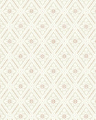7660 Ester Light Beige and Red Falsterbo III Wallpaper by Boråstapeter
