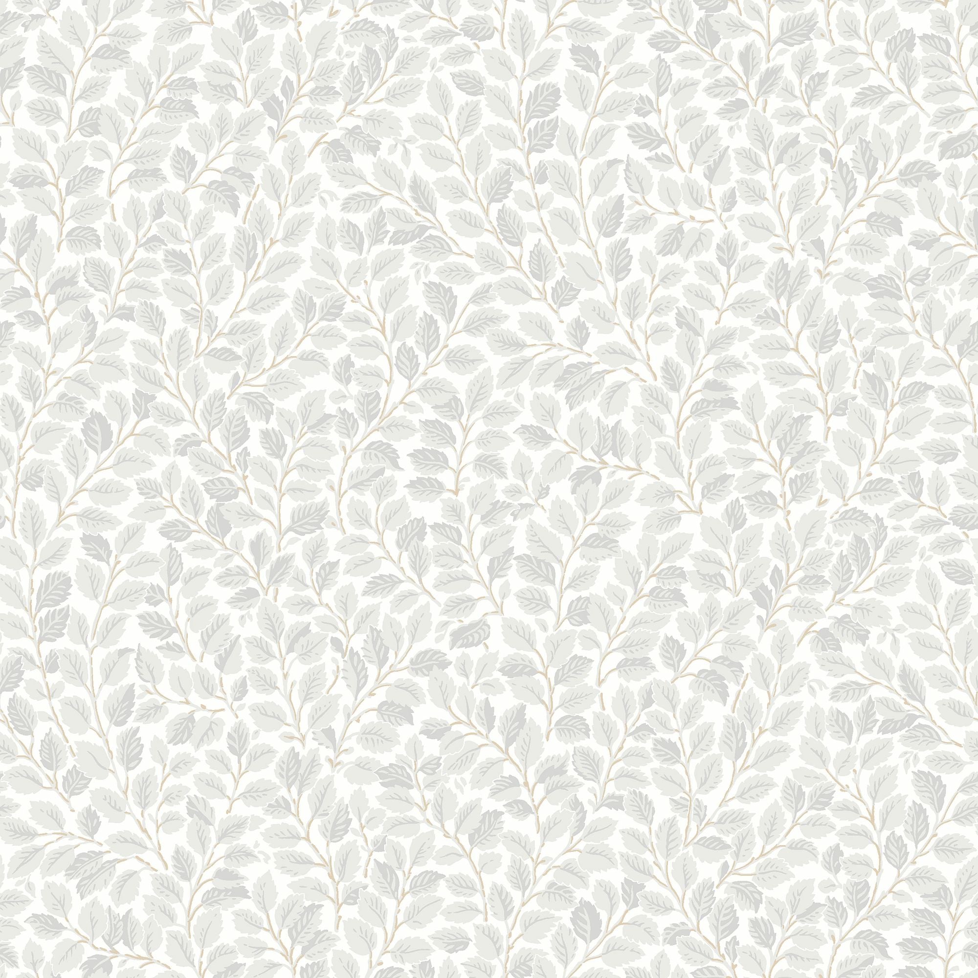 7661 Hazel Light Grey and White Falsterbo III Wallpaper by Boråstapeter