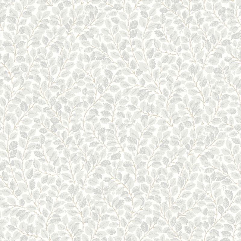 7661 Hazel Light Grey and White Falsterbo III Wallpaper by Boråstapeter