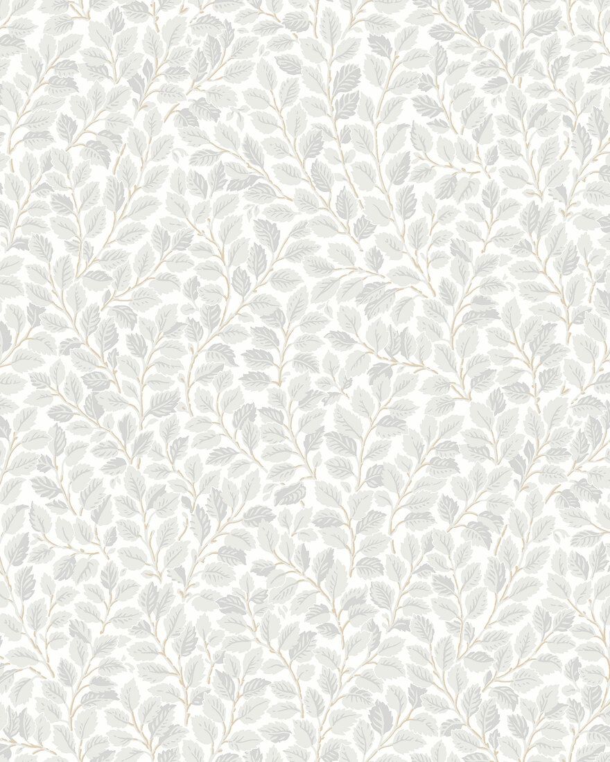 7661 Hazel Light Grey and White Falsterbo III Wallpaper by Boråstapeter
