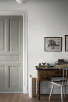 7661 Hazel Light Grey and White Falsterbo III Wallpaper by Boråstapeter