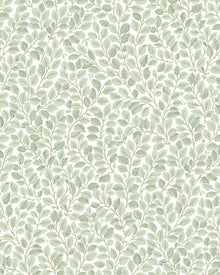 7662 Hazel Light Green and White Falsterbo III Wallpaper by Boråstapeter