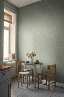 7662 Hazel Light Green and White Falsterbo III Wallpaper by Boråstapeter
