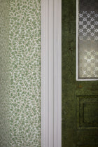 7662 Hazel Light Green and White Falsterbo III Wallpaper by Boråstapeter