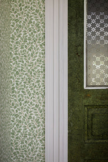 7662 Hazel Light Green and White Falsterbo III Wallpaper by Boråstapeter