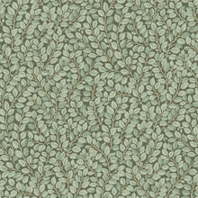 7663 Hazel Dark Green and Black Falsterbo III Wallpaper by Boråstapeter