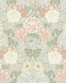 7665 Dahlia Garden Multicoloured Icons Wallpaper by Boråstapeter