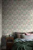 7665 Dahlia Garden Multicoloured Icons Wallpaper by Boråstapeter
