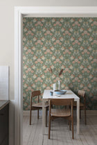 7666 Dahlia Garden Multicoloured Falsterbo III Wallpaper by Boråstapeter