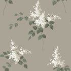 7667 Lilacs Light Brown and White Falsterbo III Wallpaper by Boråstapeter