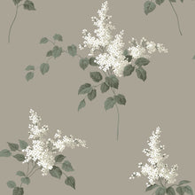 7667 Lilacs Light Brown and White Falsterbo III Wallpaper by Boråstapeter