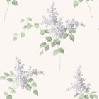 7668 Lilacs Light Beige and Purple Falsterbo III Wallpaper by Boråstapeter