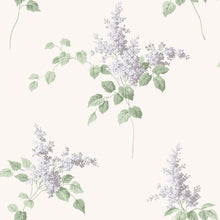 7668 Lilacs Light Beige and Purple Falsterbo III Wallpaper by Boråstapeter