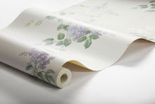 7668 Lilacs Light Beige and Purple Falsterbo III Wallpaper by Boråstapeter