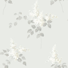 7669 Lilacs Light Grey and White Falsterbo III Wallpaper by Boråstapeter