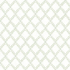 7671 Trellis Leaves Light Green and White Falsterbo III Wallpaper by Boråstapeter