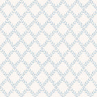 7672 Trellis Leaves Light Blue and Grey Falsterbo III Wallpaper by Boråstapeter