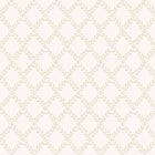 7673 Trellis Leaves Light Beige and White Falsterbo III Wallpaper by Boråstapeter