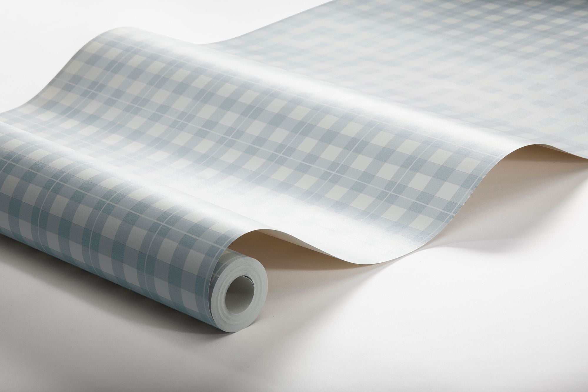 7674 Frida Light Blue and White Falsterbo III Wallpaper by Boråstapeter