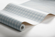 7674 Frida Light Blue and White Falsterbo III Wallpaper by Boråstapeter