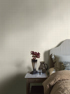 7675 Frida Light Beige and White Falsterbo III Wallpaper by Boråstapeter