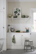 7675 Frida Light Beige and White Falsterbo III Wallpaper by Boråstapeter